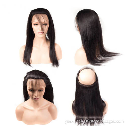 Wholesale Virgin Hair Natural Hairline 360 Lace Frontal Closure With Baby Hair